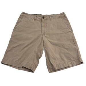 American Eagle Mens Next Level Flex Khaki Shorts Size 31 Beige